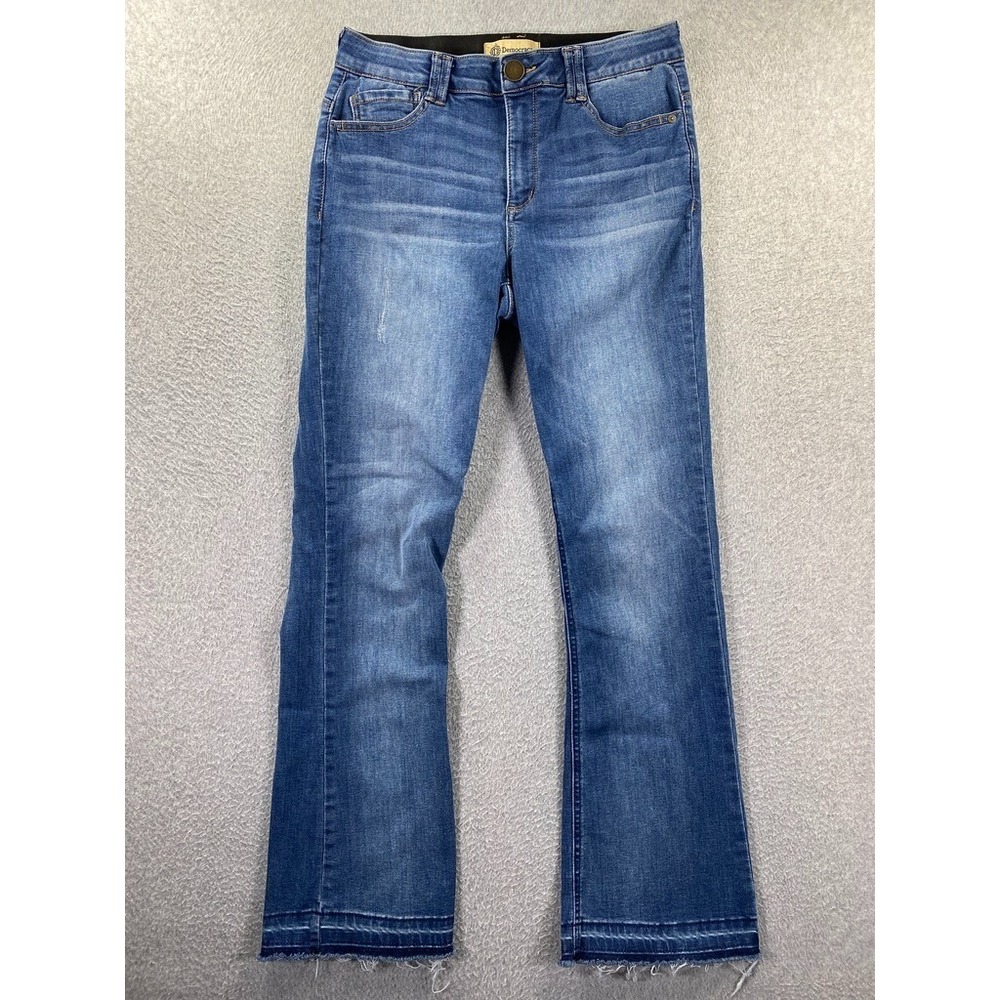 Democracy Ab Technology Women's 8 Itty Bitty Boot Mid Rise Medium Wash Jeans